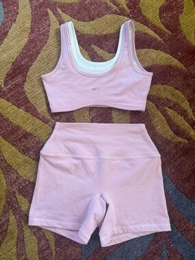 set active formcloud shorts and bra - cowgirl